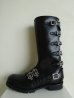 画像5: black means 　Leather Strap Boots・ブラック (5)