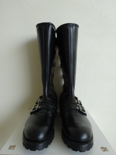 画像4: black means 　Leather Strap Boots・ブラック