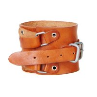 PEEL&LIFT       leather wrist strap レザーリストバンド・camel
