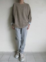 IRLY イリー       ビックカノコアングルプルオーバー・カーキベージュ