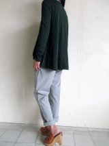 IRLY イリー       レディースフレアプルオーバー・ダークグリーン