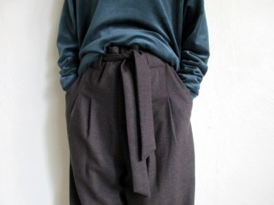 画像7: IRLY イリー       ベルト付きワイドパンツ