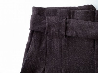 画像9: IRLY イリー       ベルト付きワイドパンツ