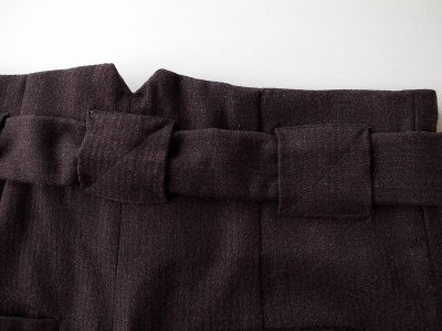 画像12: IRLY イリー       ベルト付きワイドパンツ