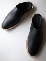 ISHMM       sabot shoes・BLACK