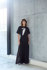 TOKIKO MURAKAMI       トキコ ムラカミ 30%OFF ワイドタックパンツ・ブラック