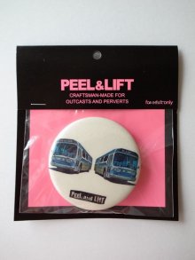 他の写真2: PEEL&LIFT       bus badge 57mm バッチ・ホワイト