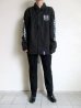 画像12: black means 　般若心経oni_skull coach jacket・ブラック (12)