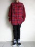 画像5: PEEL&LIFT        tartan flannel work shirt エリオットタータンネルシャツ・red