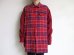 画像2: PEEL&LIFT        tartan flannel work shirt エリオットタータンネルシャツ・red (2)