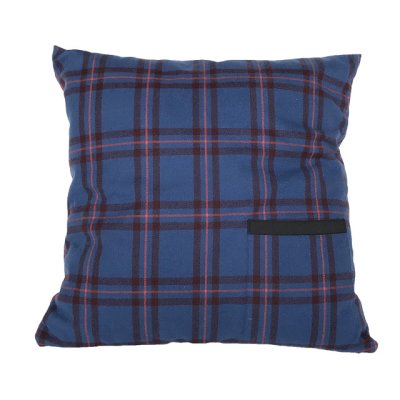画像1: PEEL&LIFT        square pillow with insert  クッション・ブルーエリオットタータン