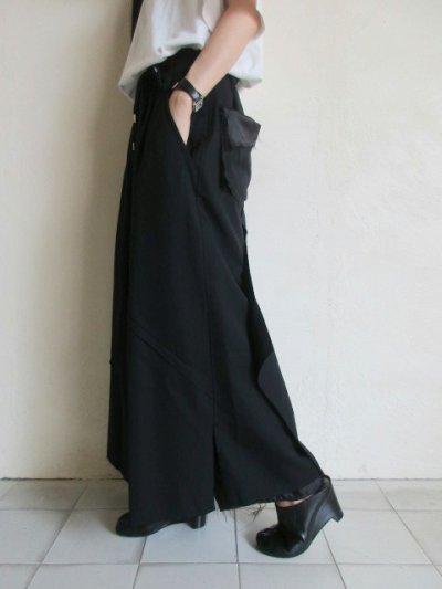 画像2: sulvam       サルバム  "Layerd skirt PT"レイヤードスカートパンツ