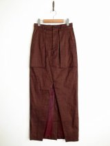Elemane        LONG SLIT SKIRT
