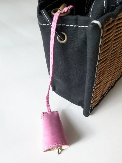 画像6: ebagos  エバゴス　　ショルダーレザーキーホルダー・ピンク