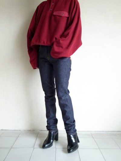 画像6: black means Hiroshima Denim       スキニーデニムパンツ・インディゴ