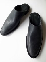 ISHMM       sabot shoes・ALL BLACK 