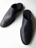 画像1: ISHMM       sabot shoes・ALL BLACK (1)