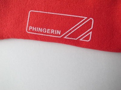 画像4: PHINGERIN       フィンガリン SOCKS! ONE LINER・レッド×ホワイト×レッド
