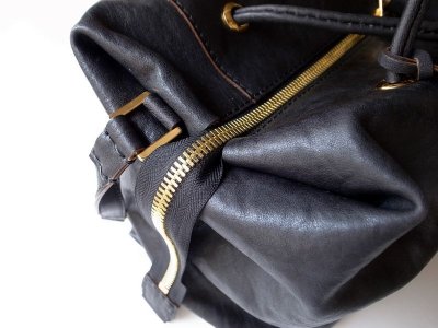 画像12: ebagos  エバゴス　　ホースヌメシュリンクショルダーバッグ ビッグ