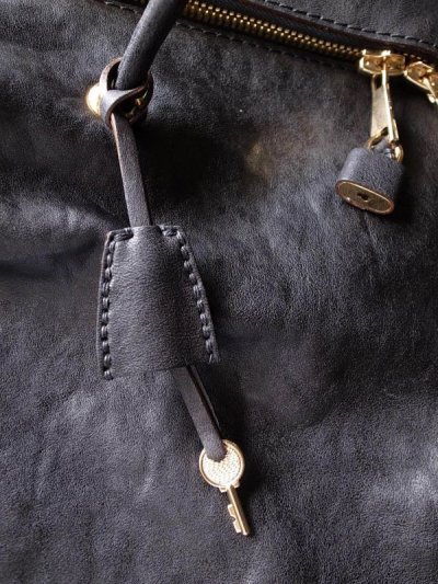 画像18: ebagos  エバゴス　　ホースヌメシュリンクショルダーバッグ ビッグ