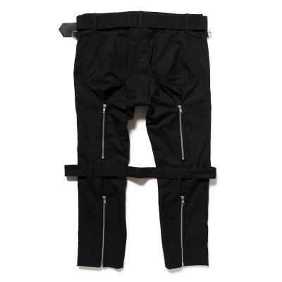 画像2: PEEL&LIFT        bondage trousers modern ブラックボンテージトラウザース