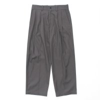 stein       WIDE STRAIGHT TROUSERS・DE.TAUPE