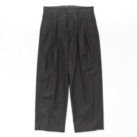 stein       WIDE STRAIGHT TROUSERS・BLACK