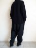 画像15: SOSHI OTSUKI       ソウシオオツキ KIMONO BREASTED THERMAL・BLACK (15)