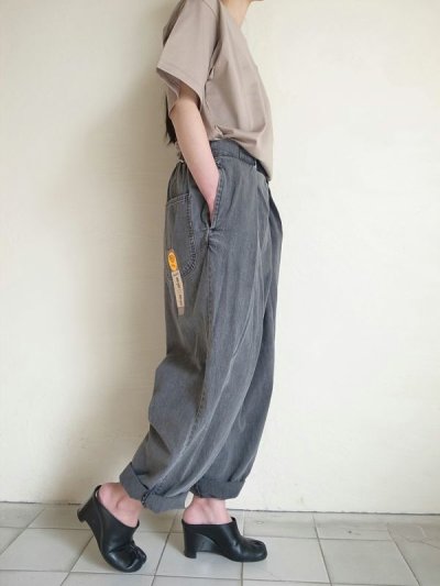 画像12: RELAX FIT       リラックスフィット ”NORTH PADER ISLAND D”リラックスデニムパンツ・アイスブラック