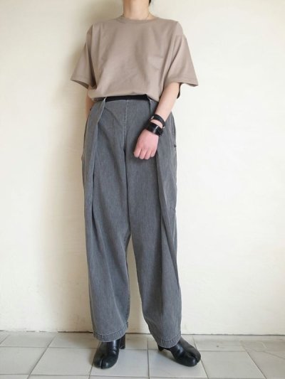 画像10: RELAX FIT       リラックスフィット ”NORTH PADER ISLAND D”リラックスデニムパンツ・アイスブラック