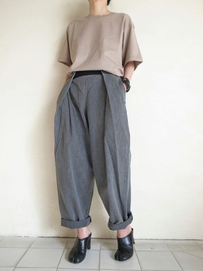 画像14: RELAX FIT       リラックスフィット ”NORTH PADER ISLAND D”リラックスデニムパンツ・アイスブラック