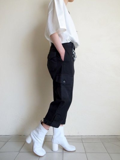 画像16: PEEL&LIFT       40%OFF moleskine knickers カーゴ七分丈ショーツ・ブラック