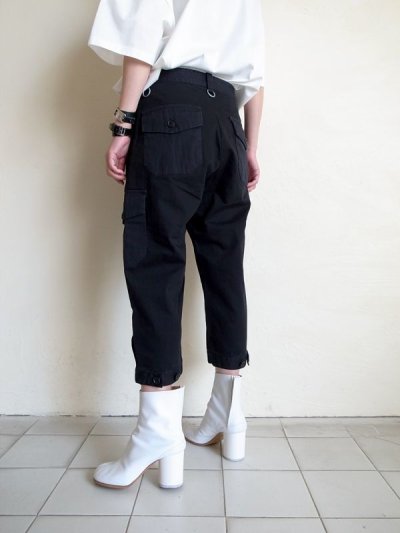 画像13: PEEL&LIFT       40%OFF moleskine knickers カーゴ七分丈ショーツ・ブラック