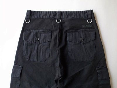 画像4: PEEL&LIFT       40%OFF moleskine knickers カーゴ七分丈ショーツ・ブラック
