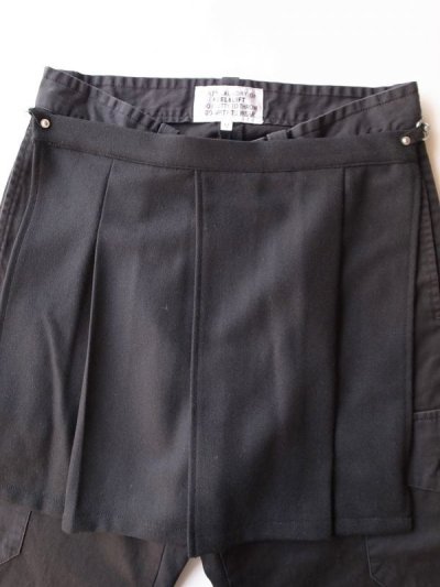 画像13: PEEL&LIFT        flannel wool kilt キルト・ブラック