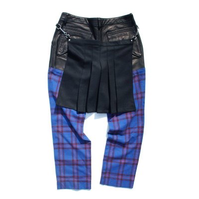 画像5: PEEL&LIFT        flannel wool kilt キルト・ブラック