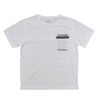 PEEL&LIFT        marx pocket tee shirt マルクスパッチポケット付きTシャツ・ホワイト
