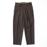 stein       EX WIDE TAPERED TROUSERS・C.BROWN