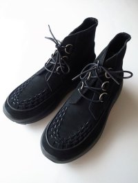 black means　 ×SUVSOLE ブローセルクリーパーズハイカット4th color