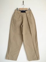 RELAX FIT       リラックスフィット ”NORTH PADER ISLAND R”リラックスコットンリップストップパンツ・ベージュ