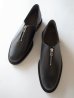画像2: ISHMM       zip shoes・black (2)