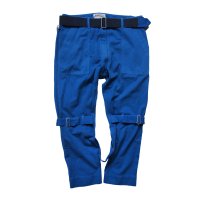 PEEL&LIFT        bondage trousers modern with bum flap バムフラップ付ボンテージトラウザース・ブルー