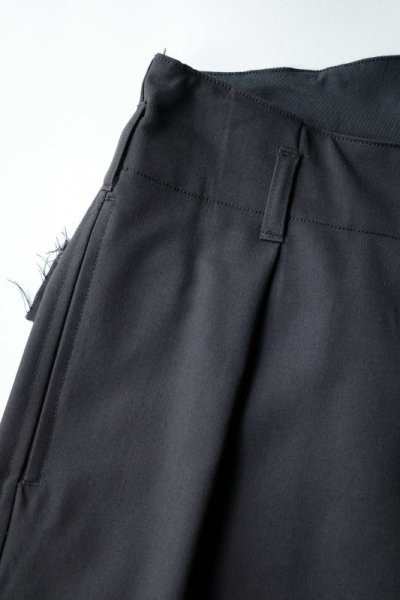 画像2: sulvam       サルバム ”gabardine classic pants”ハイウエストタックパンツ