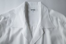 他の写真2: sulvam       サルバム ”tencel open coller shirt”テンセルテープ付きオープンシャツ