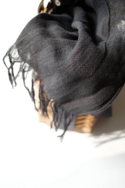 画像12: ebagos  エバゴス　　ブライドルレザー×籐プリント入りショルダーバッグ