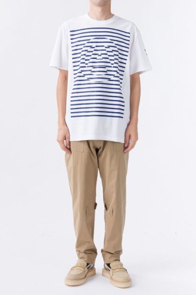 画像3: PHINGERIN       フィンガリン BORDER A TEE・ホワイト