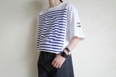 画像14: PHINGERIN       フィンガリン BORDER A TEE・ホワイト