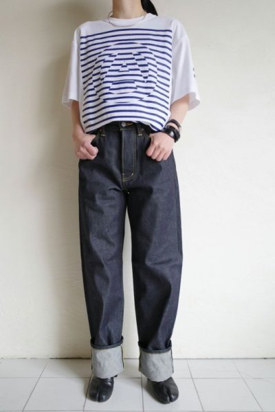 画像13: PHINGERIN       フィンガリン BORDER A TEE・ホワイト