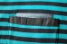 画像3: PEEL&LIFT        stripe marx pocket tee shirt マルクスパッチポケット付ボーダーTシャツ・ブルーxブラック (3)