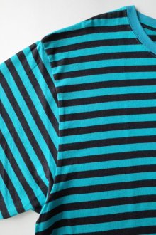 他の写真2: PEEL&LIFT        stripe marx pocket tee shirt マルクスパッチポケット付ボーダーTシャツ・ブルーxブラック